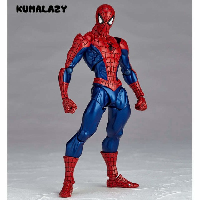 Kumalazyスパイダーマン図スパイダーマンピーターパーカーデッドプール南北戦争アイアンマンウルヴァリンpvcアクションフィギュア模型玩具ギフト