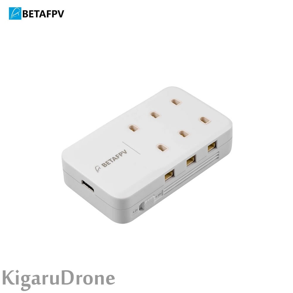 BT2.0&PH2.0】 BetaFPV 1セル 6ポート 1S Battery Charger単体 6本同時充電 IN:USB-C |  KigaruDrone