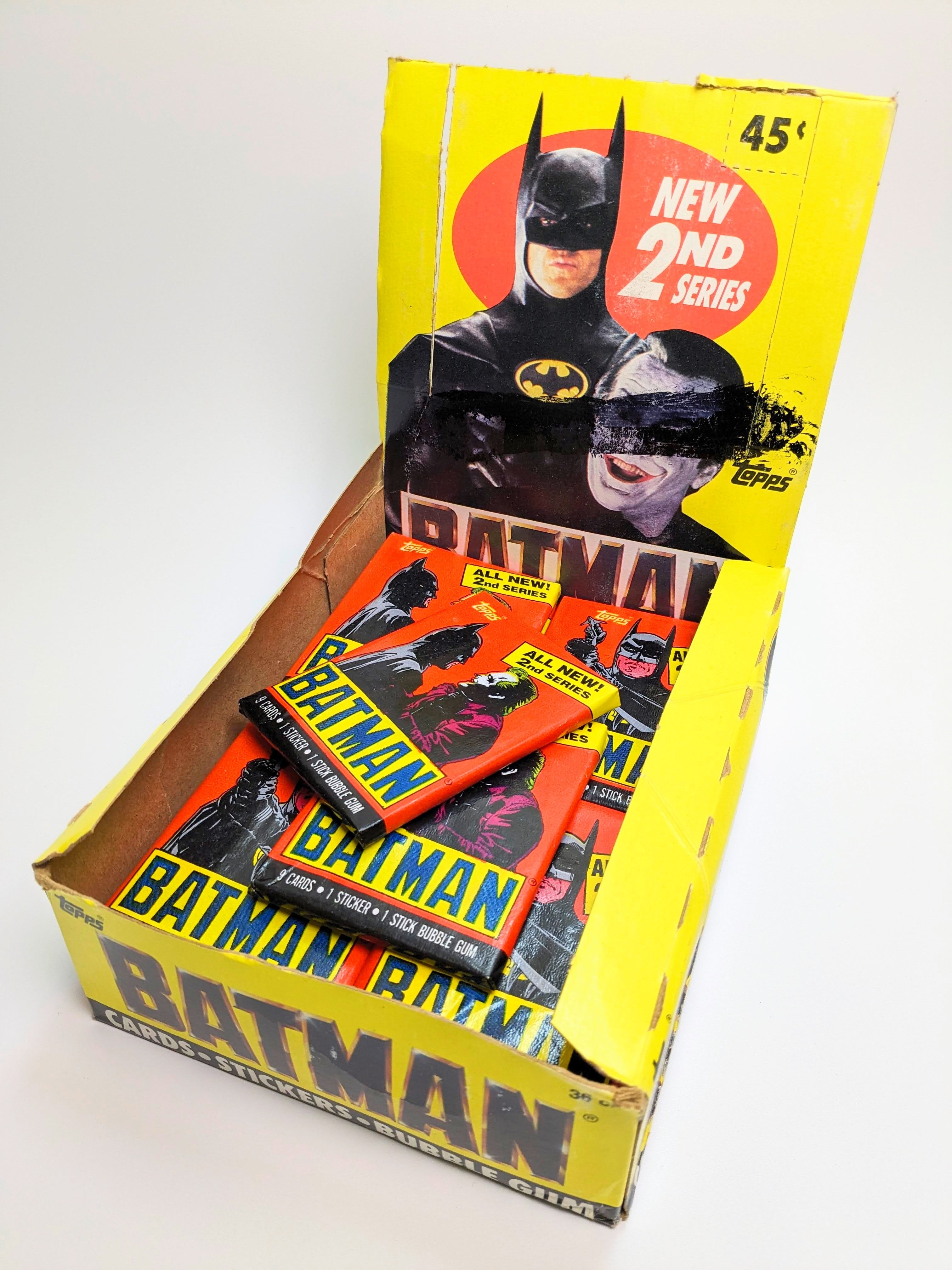 【送料無料！】VINTAGE トレーディングカード・ステッカーBOX 36個入り（1個=9CARDS＋1STICKER入り）【BATMAN  バットマン 】〚アメリカン雑貨 アメトイ〛