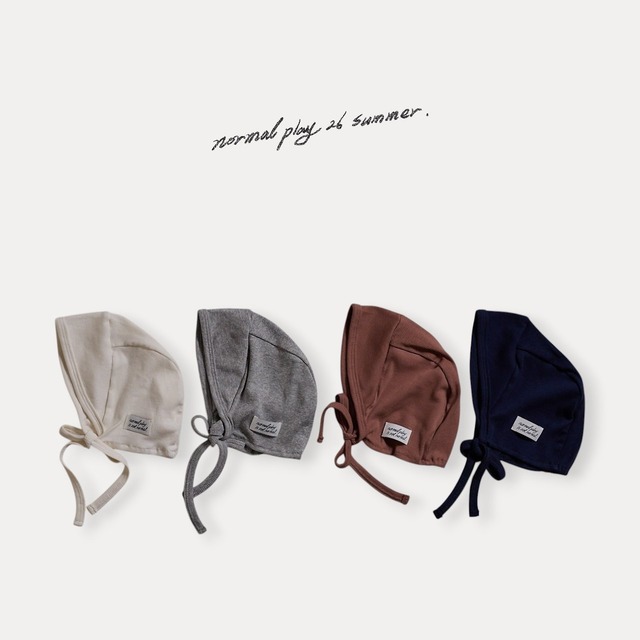 【取寄】normal play｜soft bonnet｜やわらかボンネット｜FREE｜baby｜26 summer