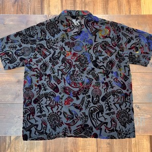 VELVET KOKOPELLI SHIRTS(Black)