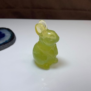 5.うさぎワールド☆カラフルフローライトうさぎさん