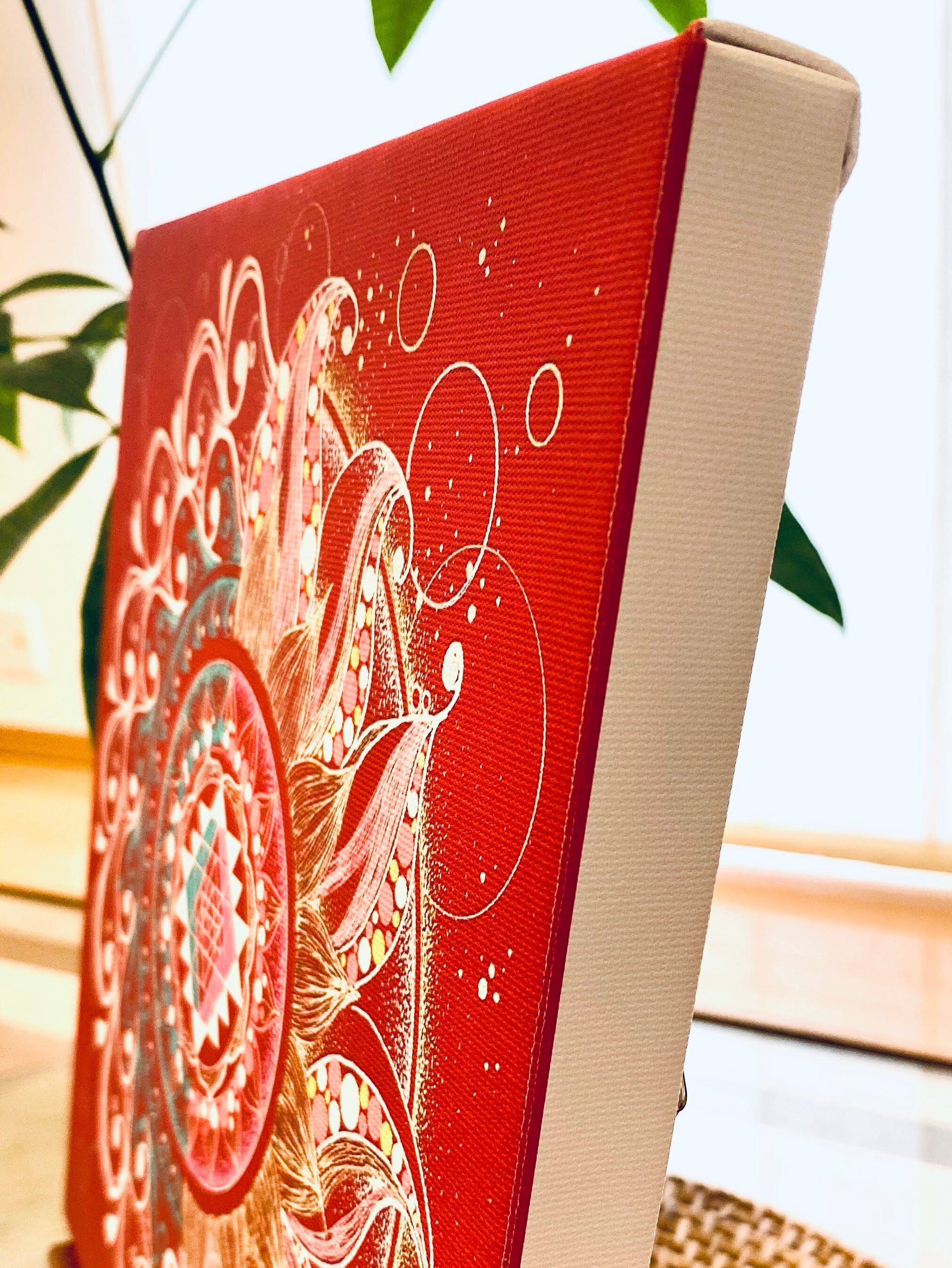 キャンバスアート 波～共振～（複製画）（曼荼羅アート） | Love&Heart ART