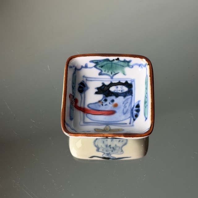 【稲葉カヨ】豆皿 四角　D