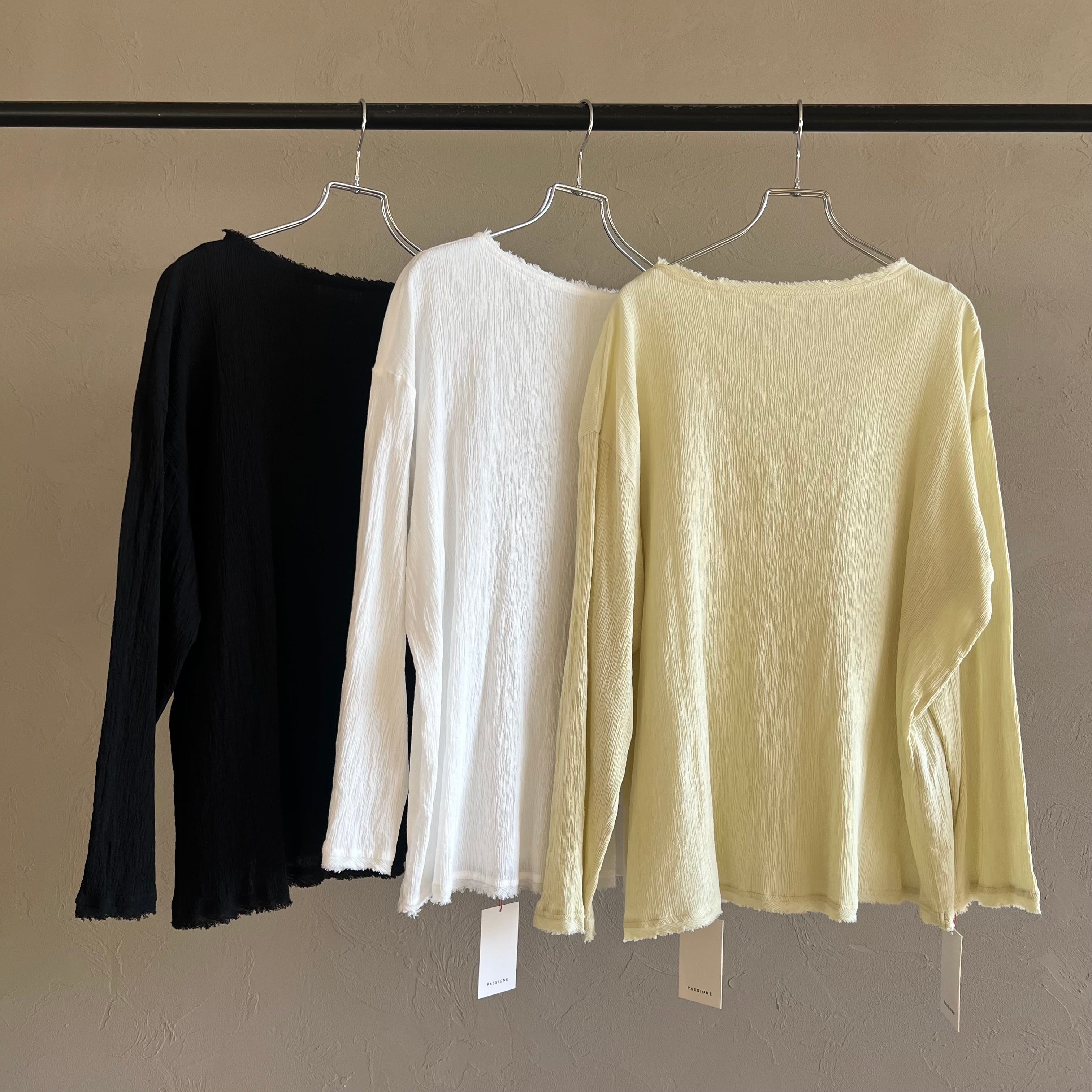 PASSIONE パシオーネ 楊柳カットソー　2025春夏新作 楽天市場】【即納】【2025秋冬新作】PASSIONE パシオーネ 楊柳