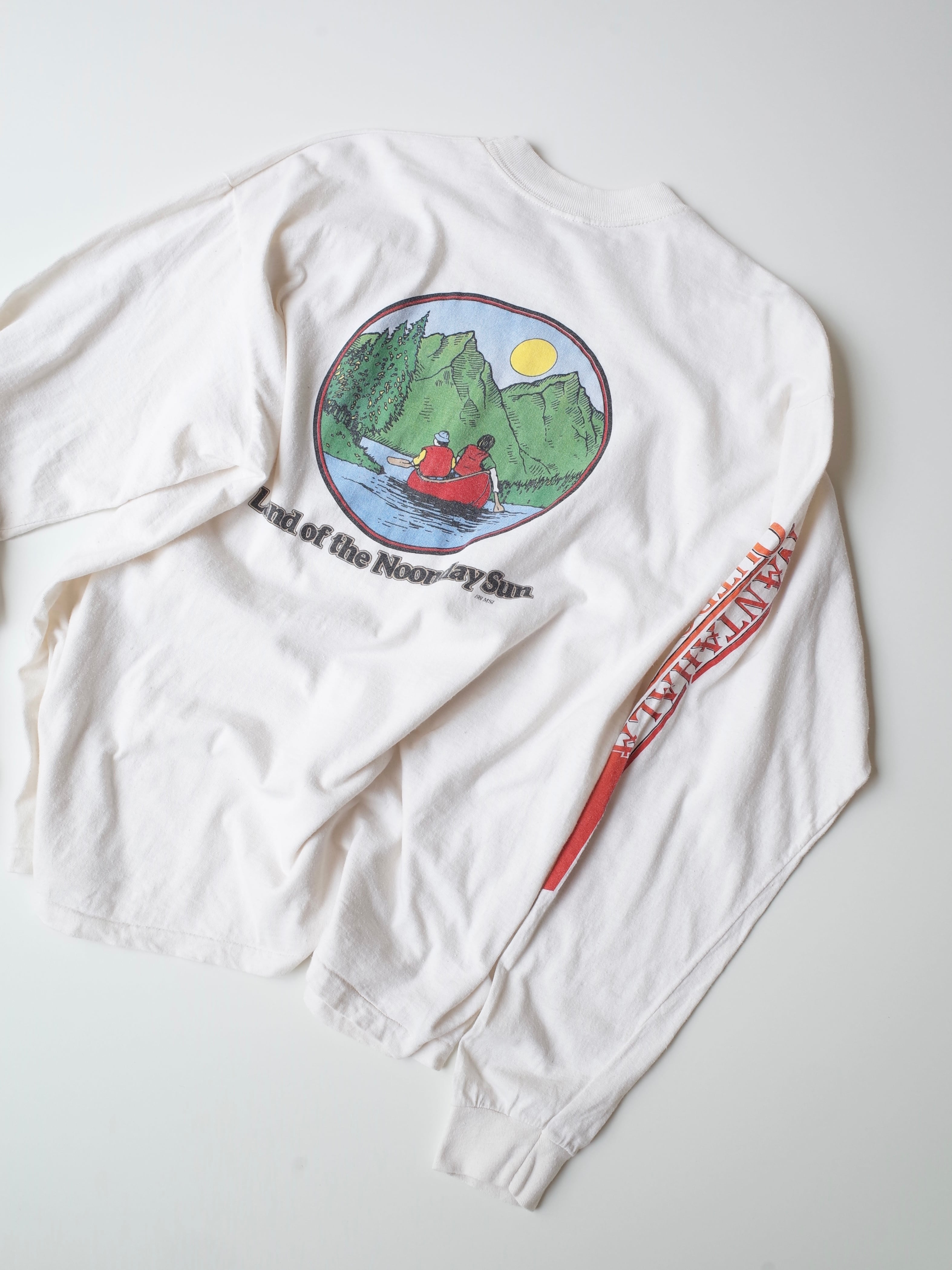 80s Nantahala Outdoor Center pocket L/S tee