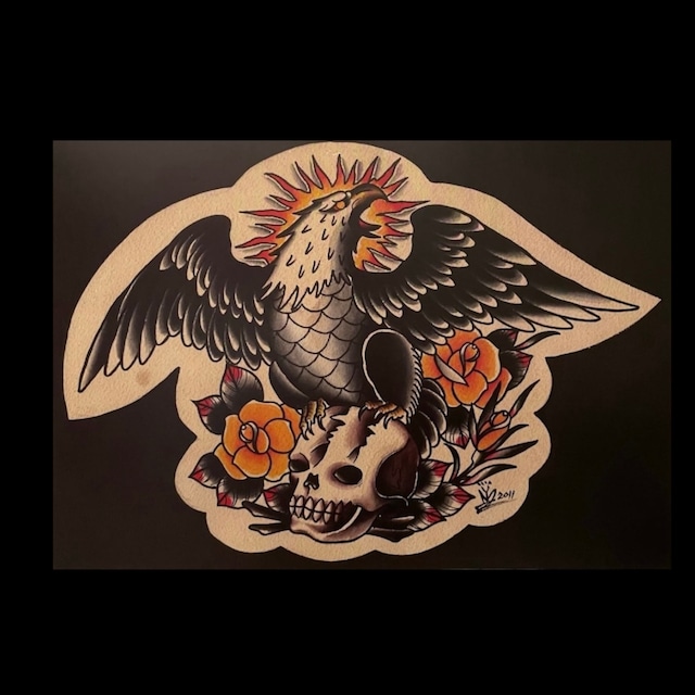 タトゥーフラッシュ オリジナル A4 ラッドメイク TATTOO FLASH No.10