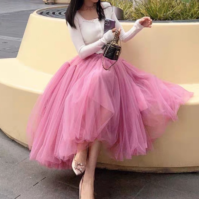 Volume tutu skirt　240405