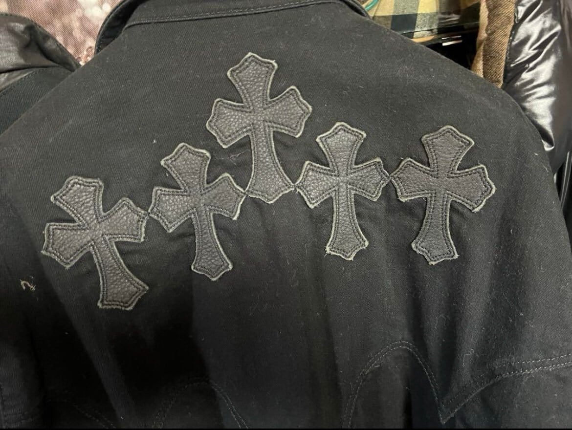 CHROME HEARTS クロムハーツ オールド ビンテージ クロスパッチ付き