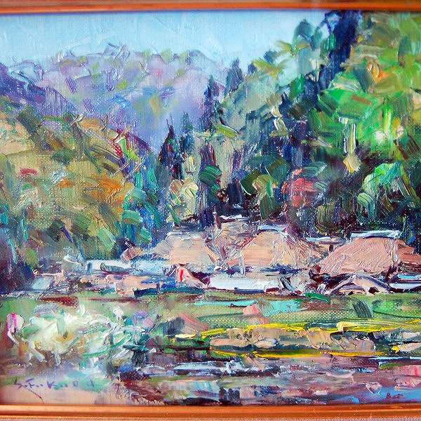 福田俊三・油絵・額入・No.170528-03・梱包サイズ80 | リサイクル