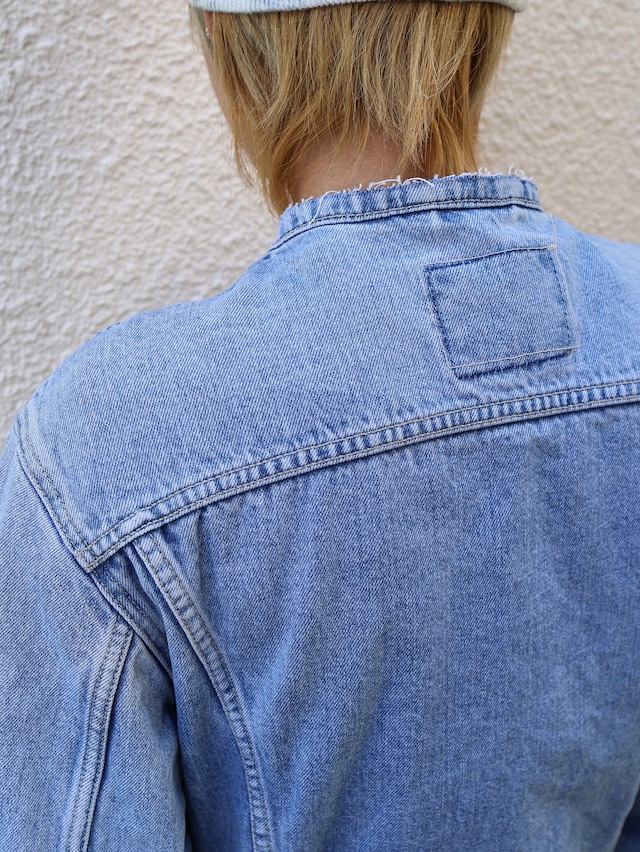 【Hannah Creak/26aw】Studded blouson light blue