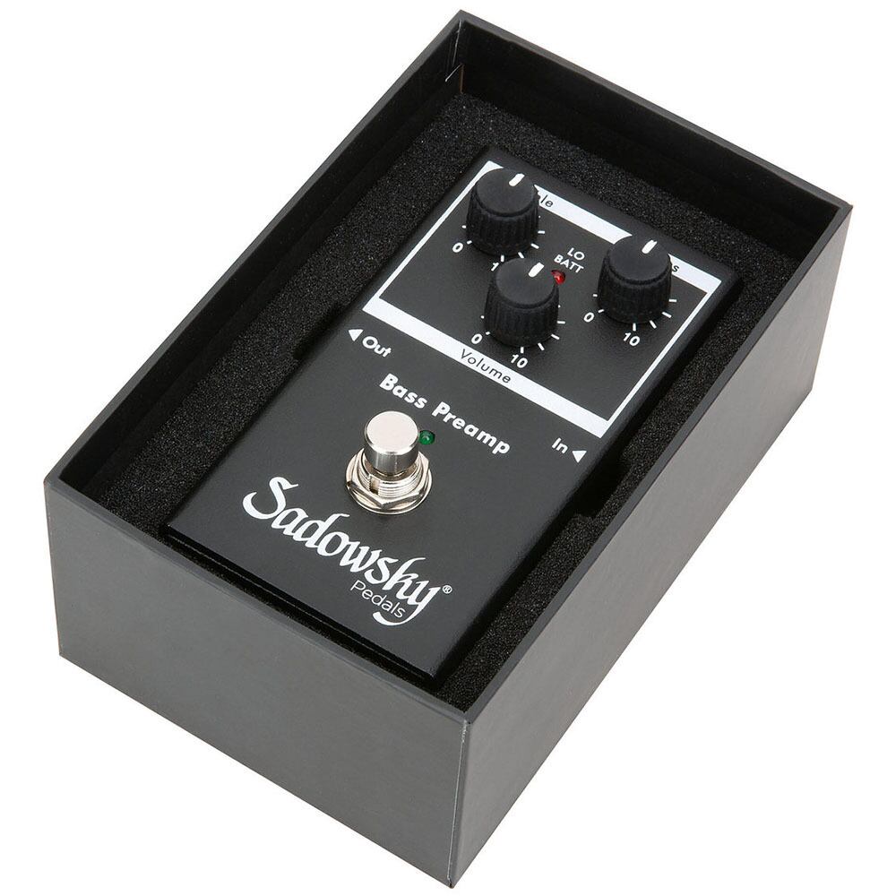 ベース Sadowsky Pedals Bass Preamp サドウスキーによるアウトボード・ベースプリアンプ／DI「SAC PED SBP