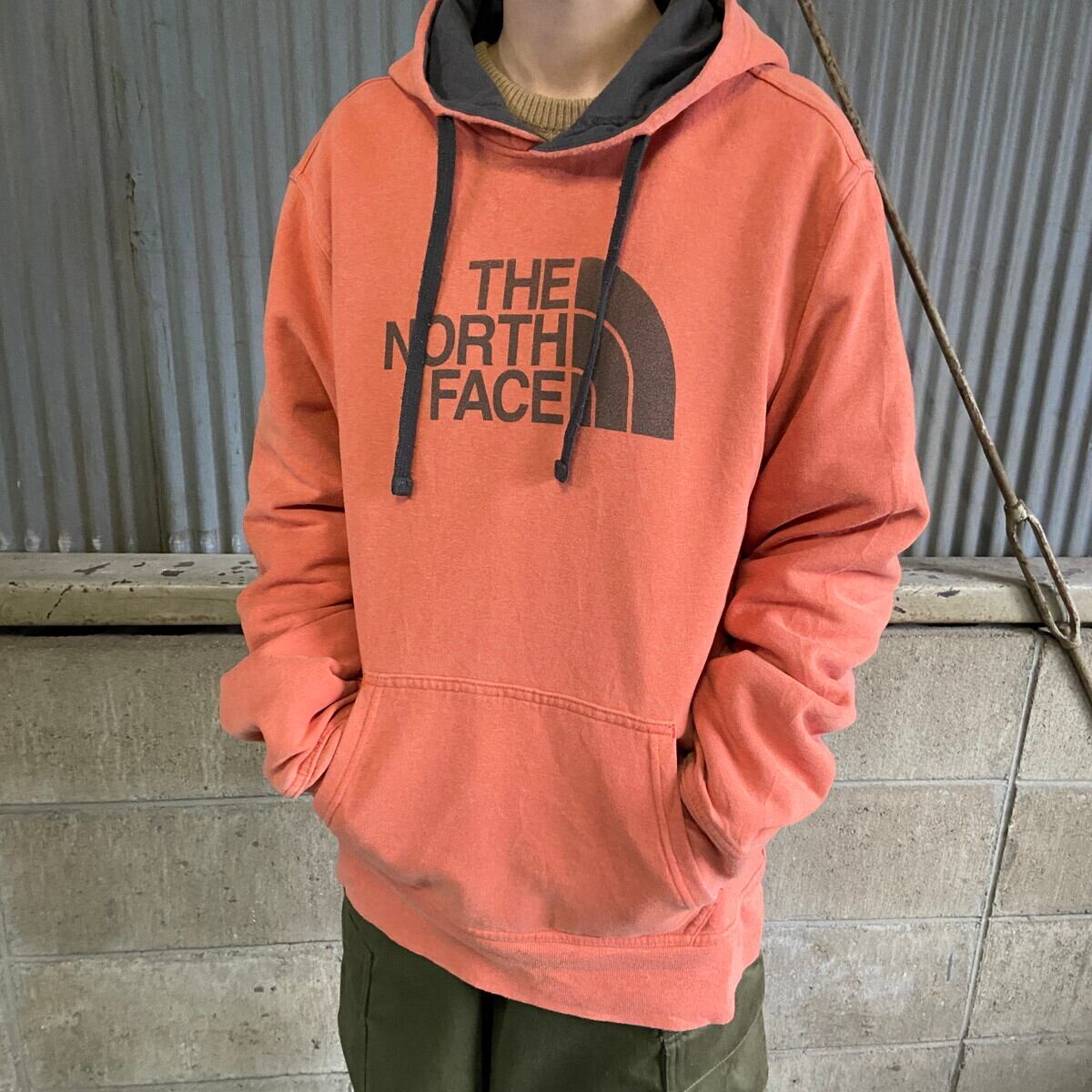 THE NORTH FACE ザ ノースフェイス スウェットパーカー メンズS 古着