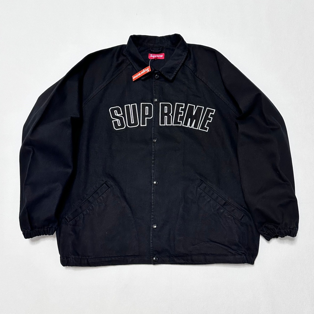 2024SS Supreme Arc Denim Coaches Jacket Black | STYLISH