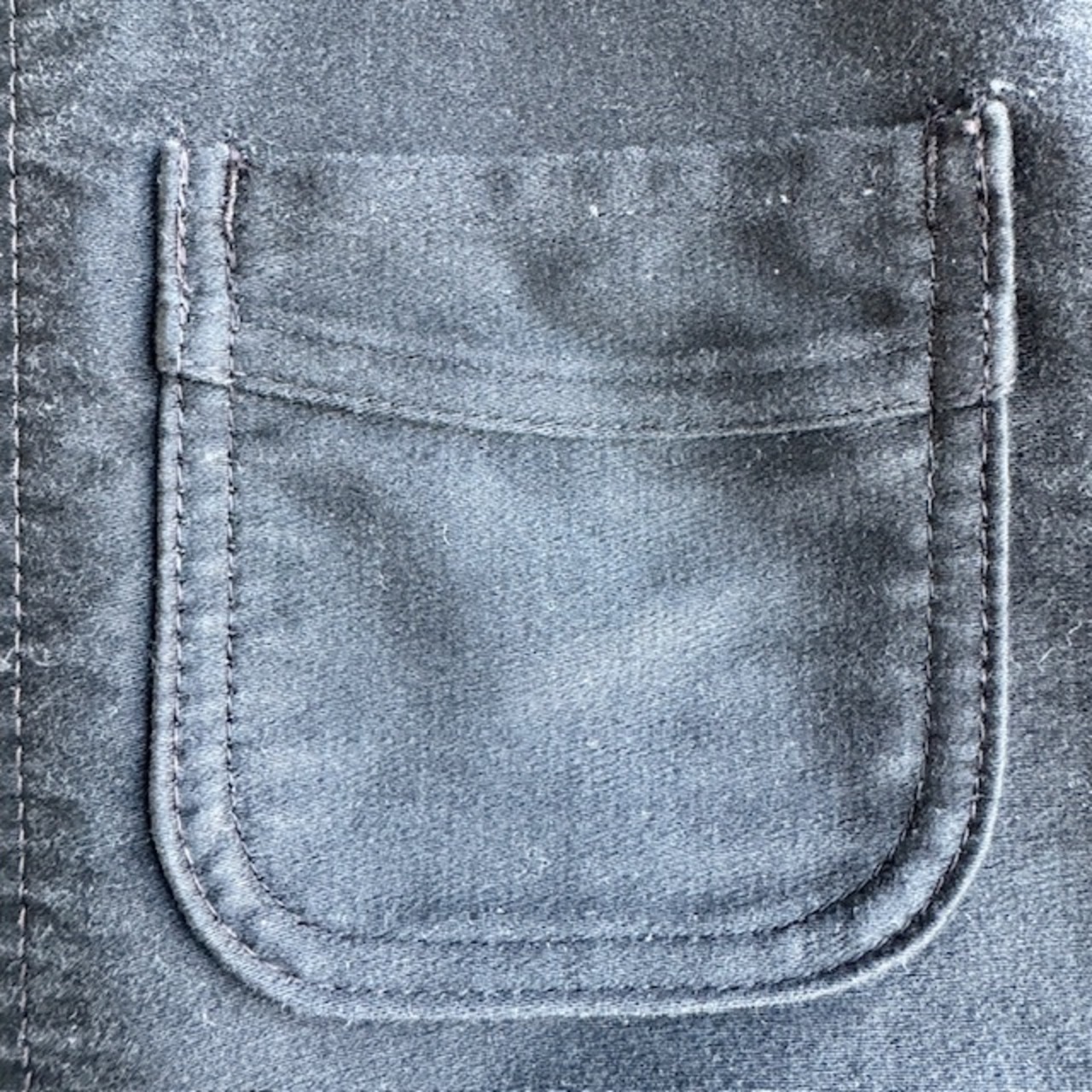 French ブラックモールスキンジャケット 50s〜 画像9