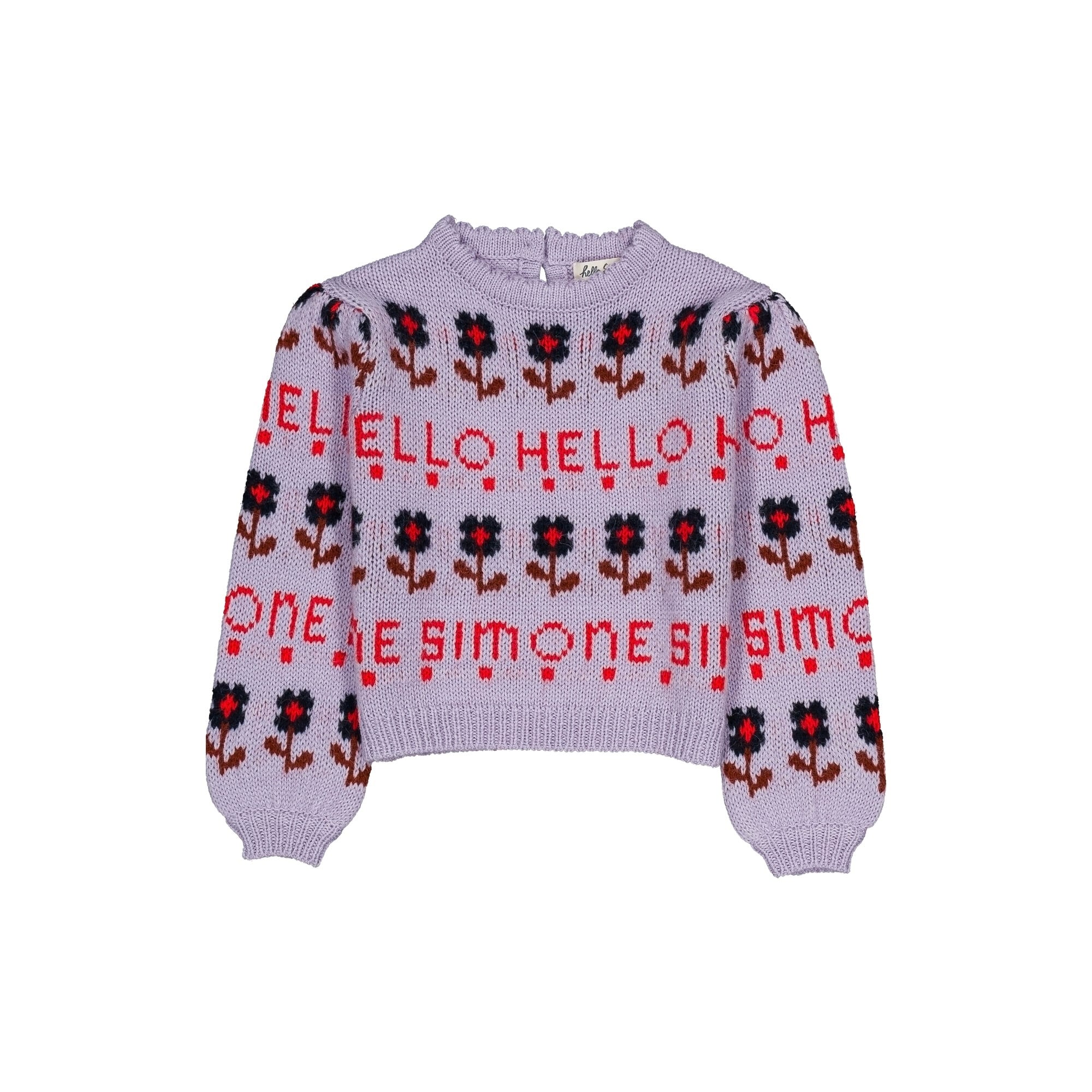 《hello Simone 2025AW》Cleophee sweater / Simone Parme / 4・6Y