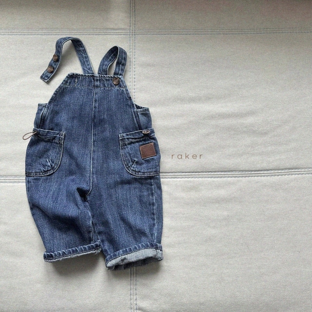 【取寄】raker|cargo string overalls|カーゴストリングオーバーオール|XS-L|kids|26 autumn