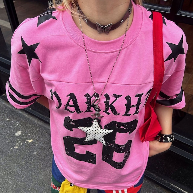 ナンバリングカレッジグラフィックラインTシャツ 2col R02425