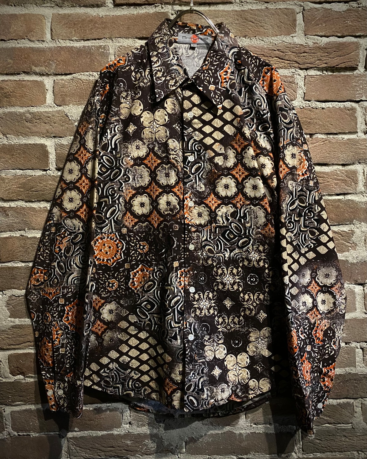 【Caka act3】Artistic Flower Pattern Vintage Loose Shirt | Caka(カカ）下北沢古着屋 ...