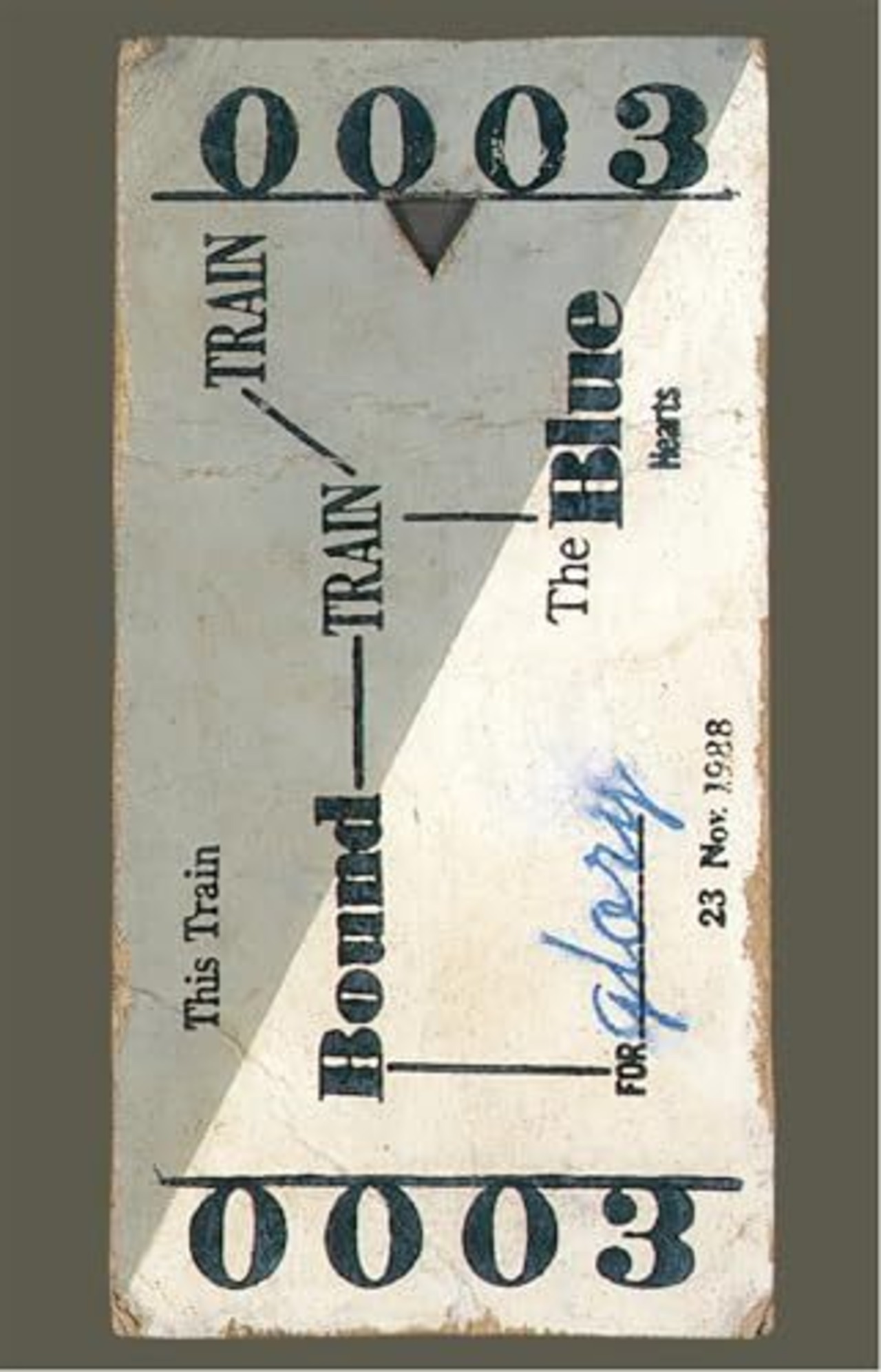 THE BLUE HEARTS「TRAIN-TRAIN」[カセット&ジャケットTシャツ(黒/Lサイズ)]