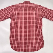 90s BERT PULITZER バートピューリッツァー チェック 長袖シャツ M/ピンク メンズ ビンテージ