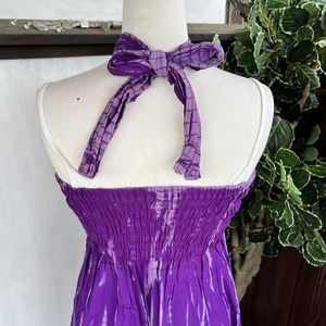 ナチュラル染めタイダイ2wayスカート