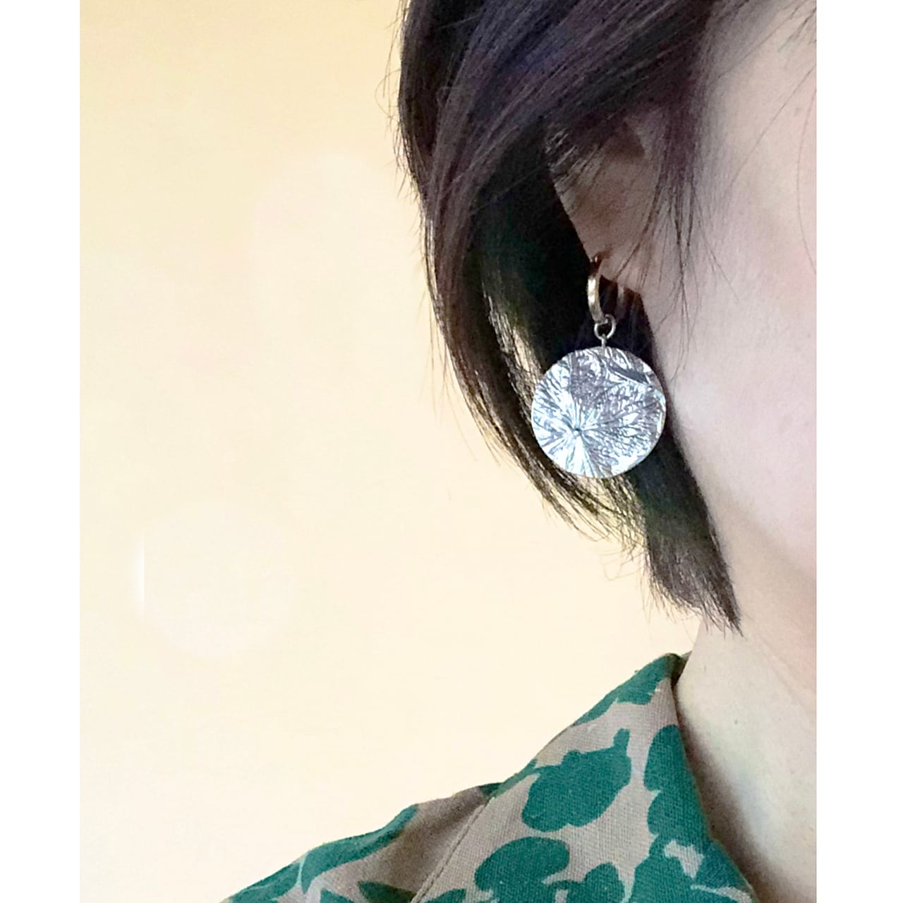 西洋紫陽花のピアス Opsoukq オプスーク