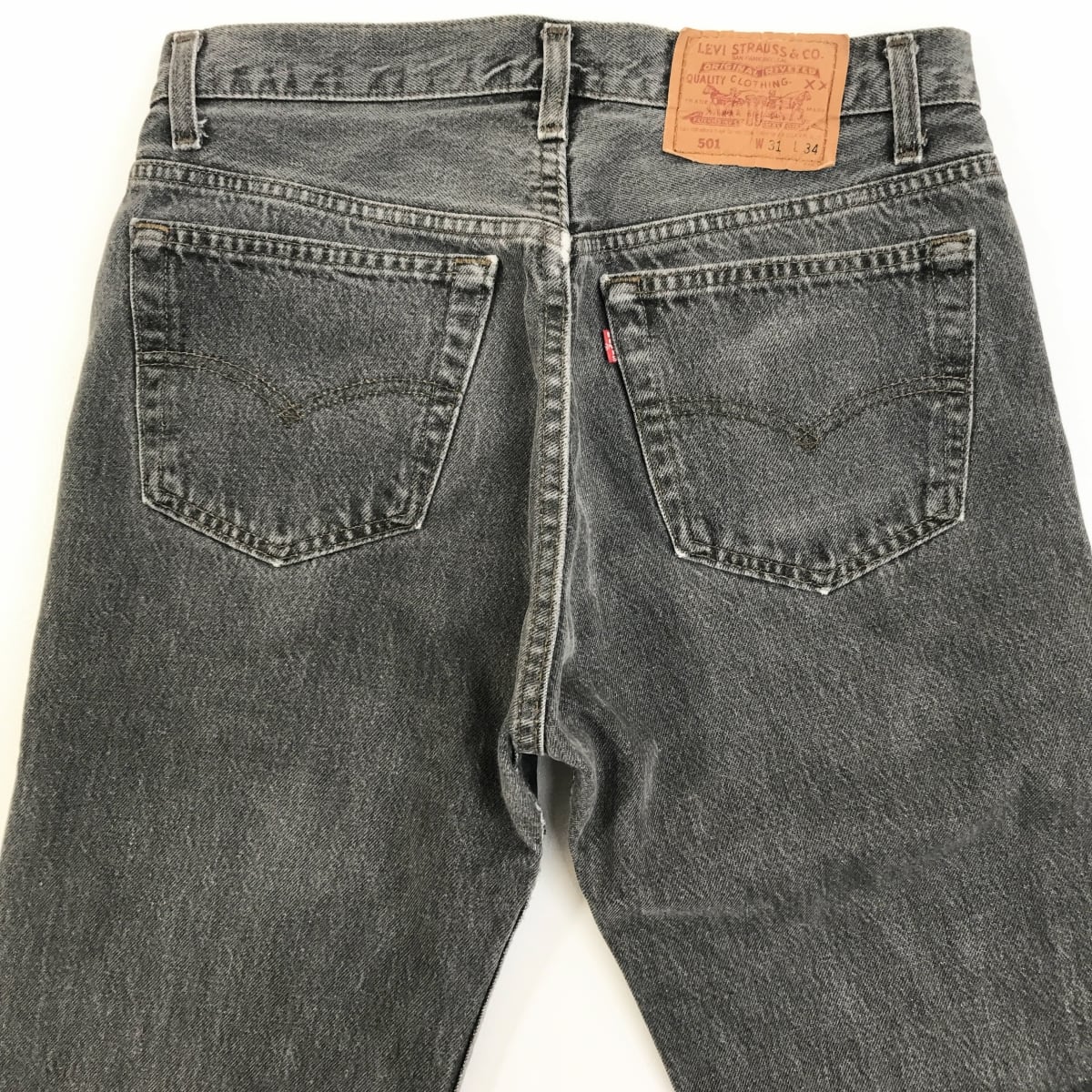 80's Levi's 501-0656 グレーデニム　初期　ビンテージ 80s Levi's 501 Black Denim, 501-0656 Made in USA] [1980s-] Vintage