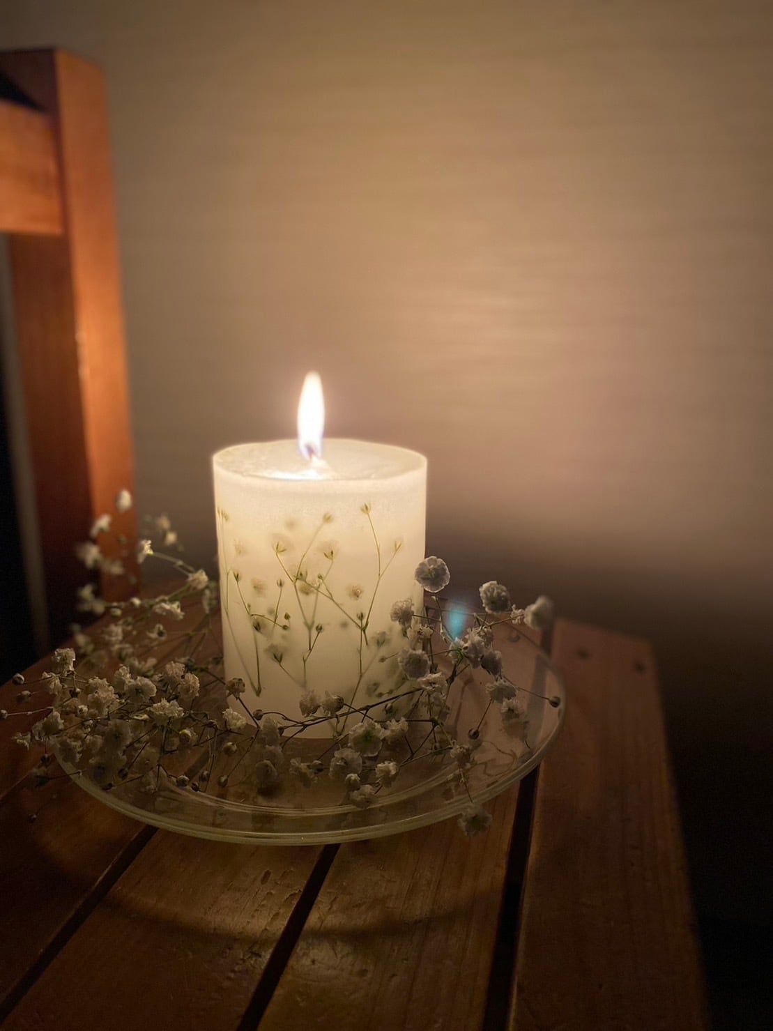 かすみ草のキャンドル | utautaiyuki Candles