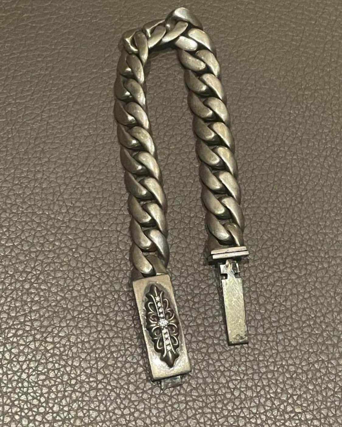 CHROME HEARTS クロムハーツ ベイビーID ブレスレット ミニID パヴェダイヤ