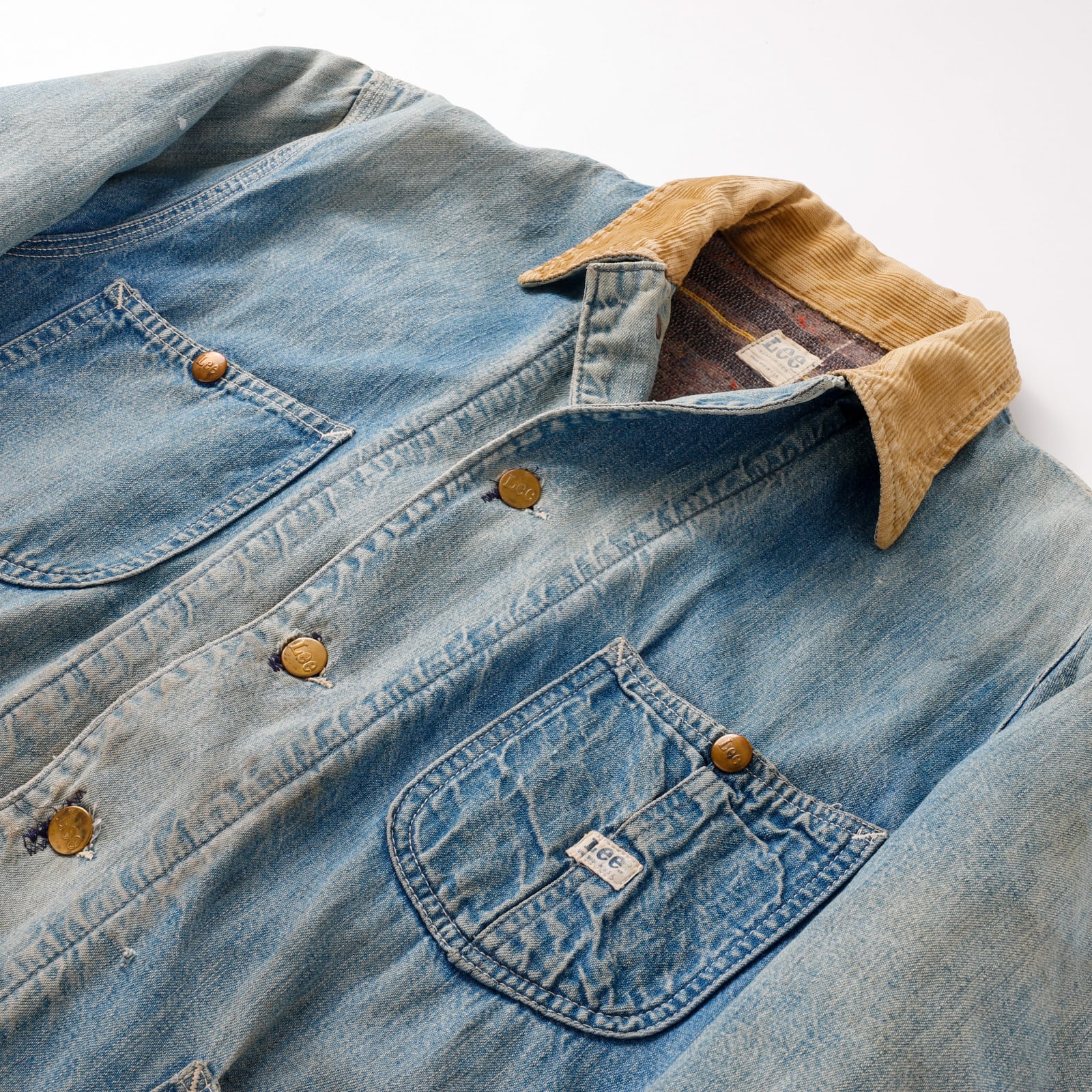 逸品】60s special vintage Lee 81-LJ denim coverall jacket 逸品】60s special vintage Lee 81-LJ denim coverall jacket
