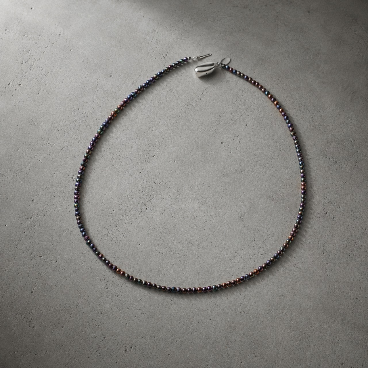 極小淡水パール マルチカラーネックレス 50cm/56cm