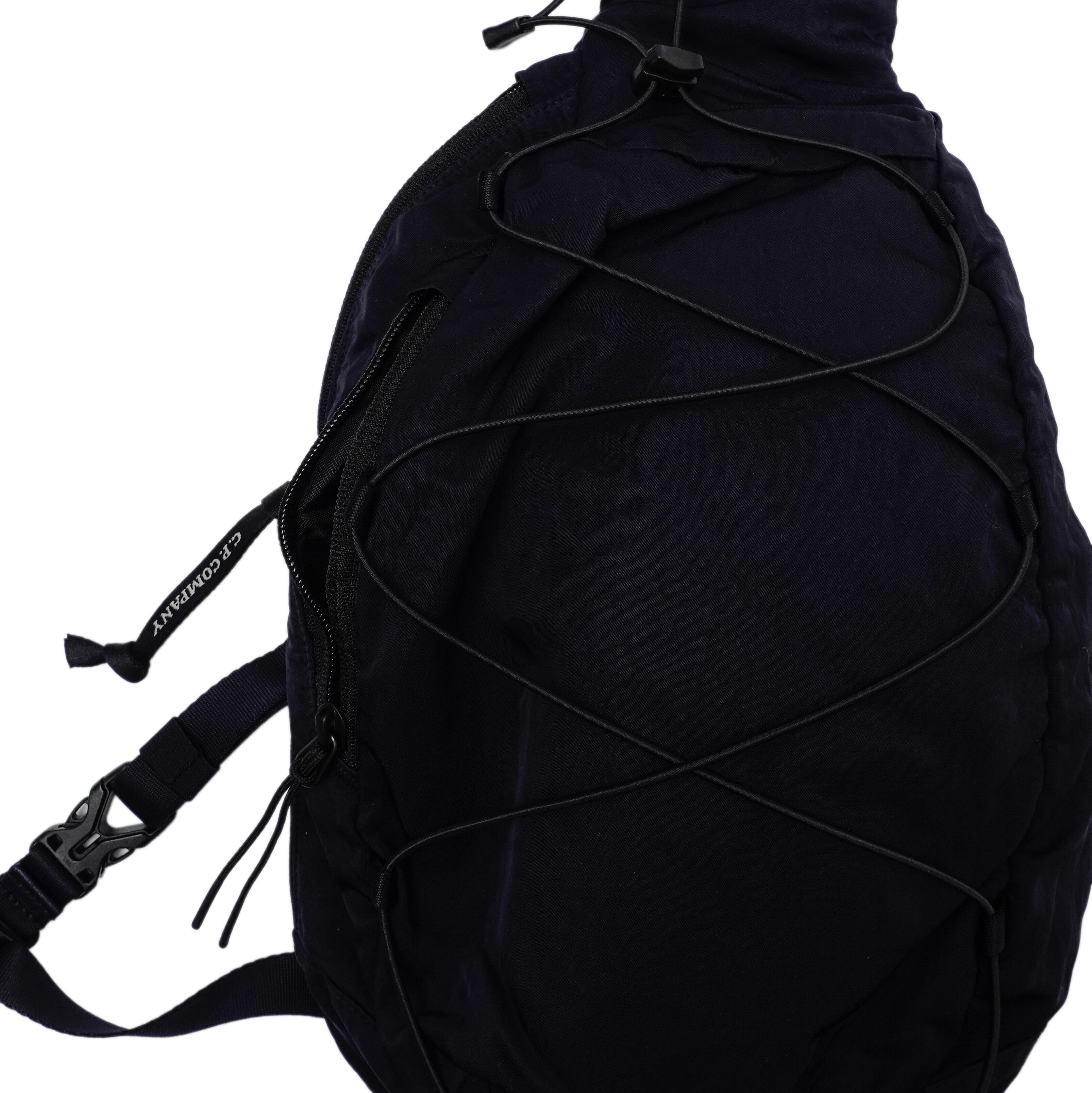 C.P. COMPANY NYLON B CROSSBODY BACKPACK (TOTAL ECLIPSE - BLUE
