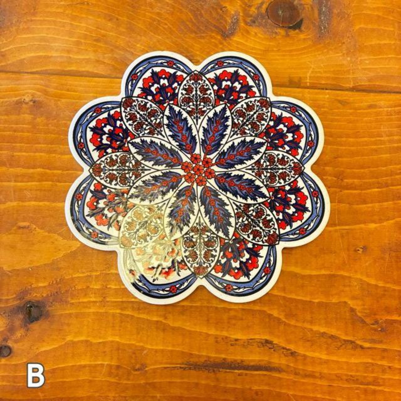 Turkey KUTAHYA design plate (3 types) Turkish Kutahya design plate (3 types) - trivet, tile, Turkish kettle holder, ornament