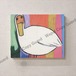 アートパネル アートボード ファブリックパネル おしゃれ 【沖野あゆみ ヘラサギ1】 サイズ:F3(273mm×220mm) 壁掛け 絵 絵画 インテリア アートフレーム