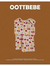 韓国子供服 / 26winter / oottbebe / チェリーパフニットセットアップ / ベビー&キッズ / 冬服 *XS~XL*