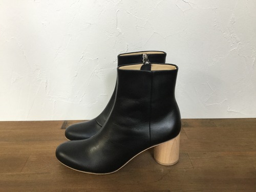 _Fot "wood heel boots 65 circle   " Black