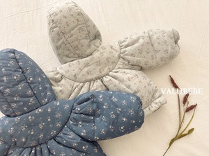 【予約/特典】valu bebe / Blanc Shirred Hooded Jumper
