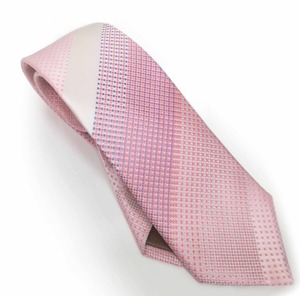 ピンクドットの爽やかネクタイFresh Pink Dot tie -0046