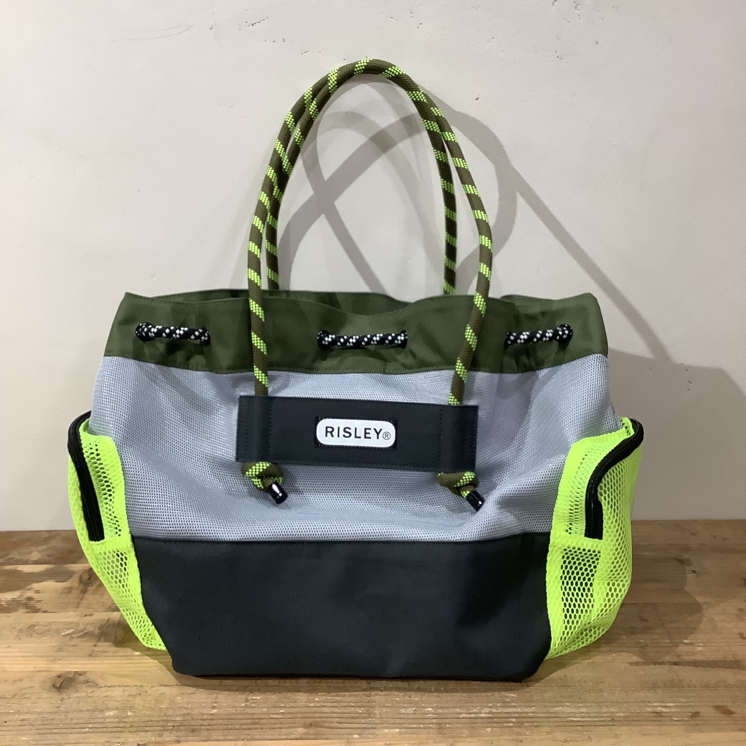 RISLEY×OUTDOOR(リズレイ×アウトドア)】メッシュトートバッグ［R2601