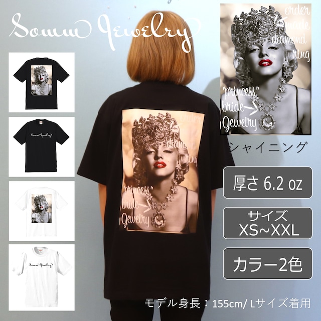 2022.Summer ハイクオリティＴシャツ_マリリン・モンロー_シャイニング