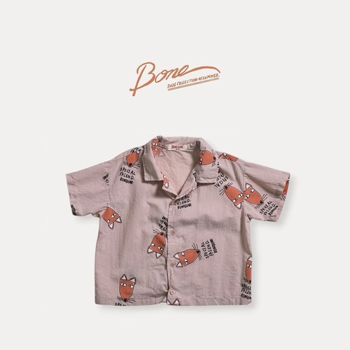 BONEOUNE［取寄］fox collar shirt 26summer