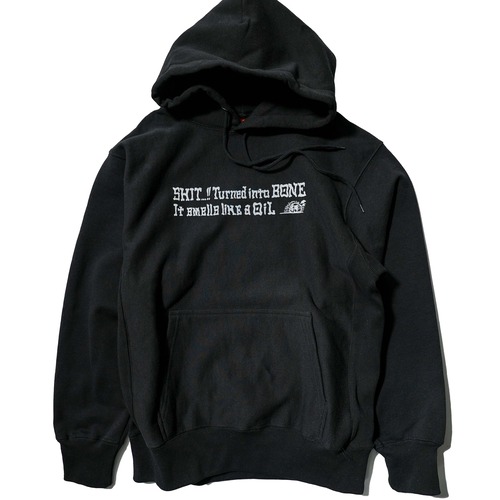 Shit Oil Pullover Hoodie BLK