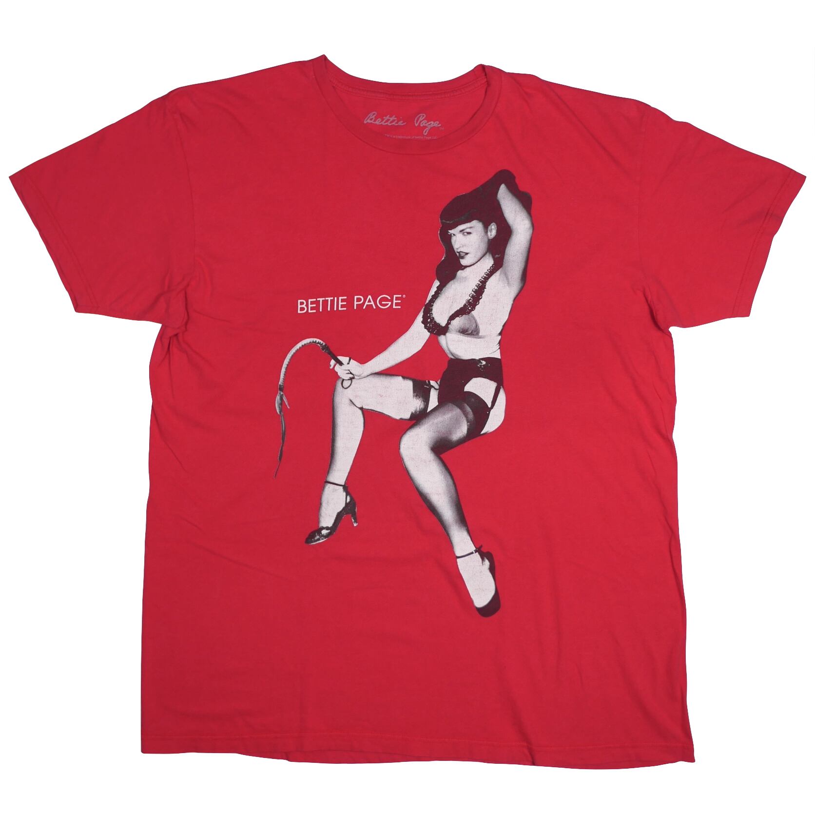USED【2XL】Bettie Page Photo Tee