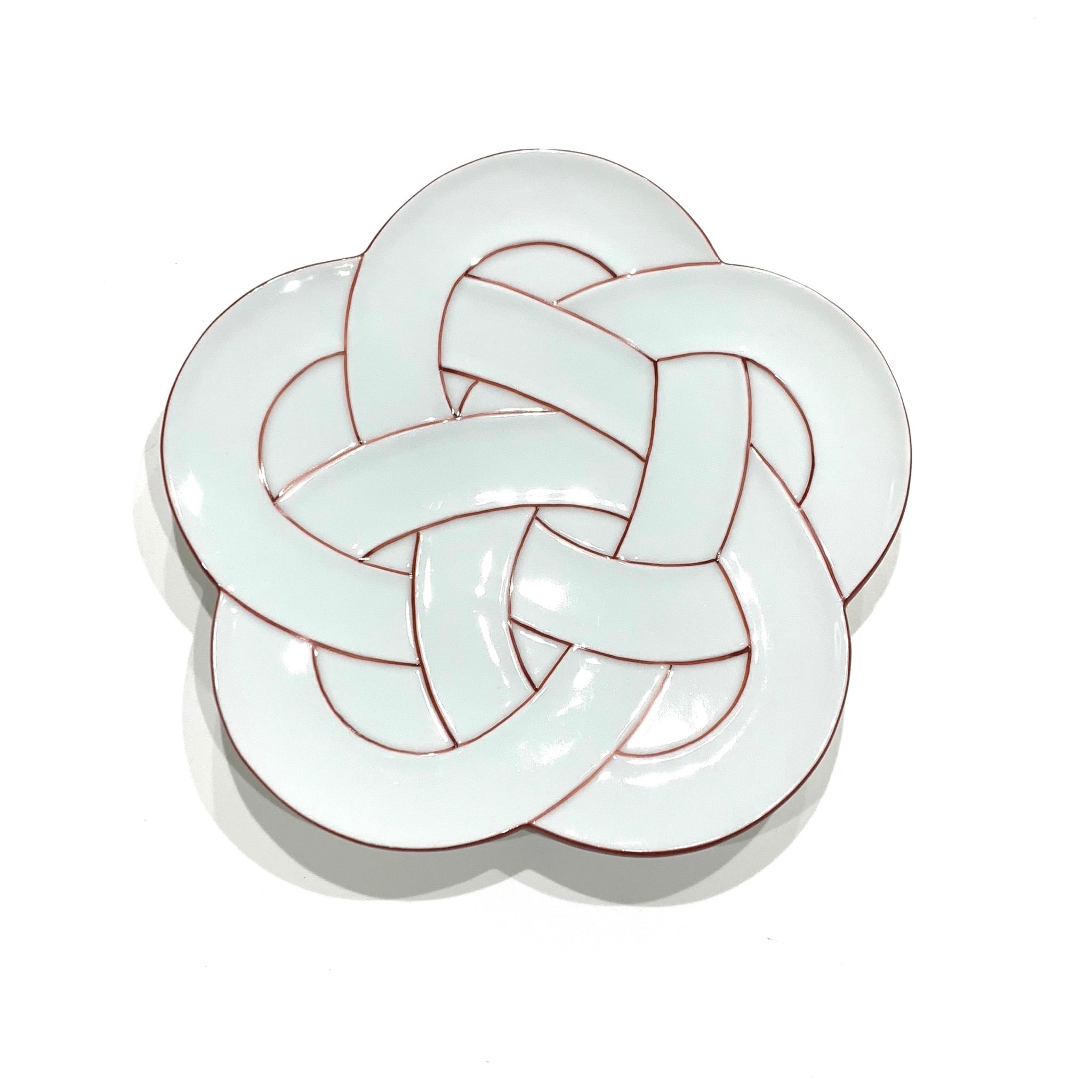 朱線 梅結び 大皿 | 24to3［西富陶磁器オンラインストア 有田焼