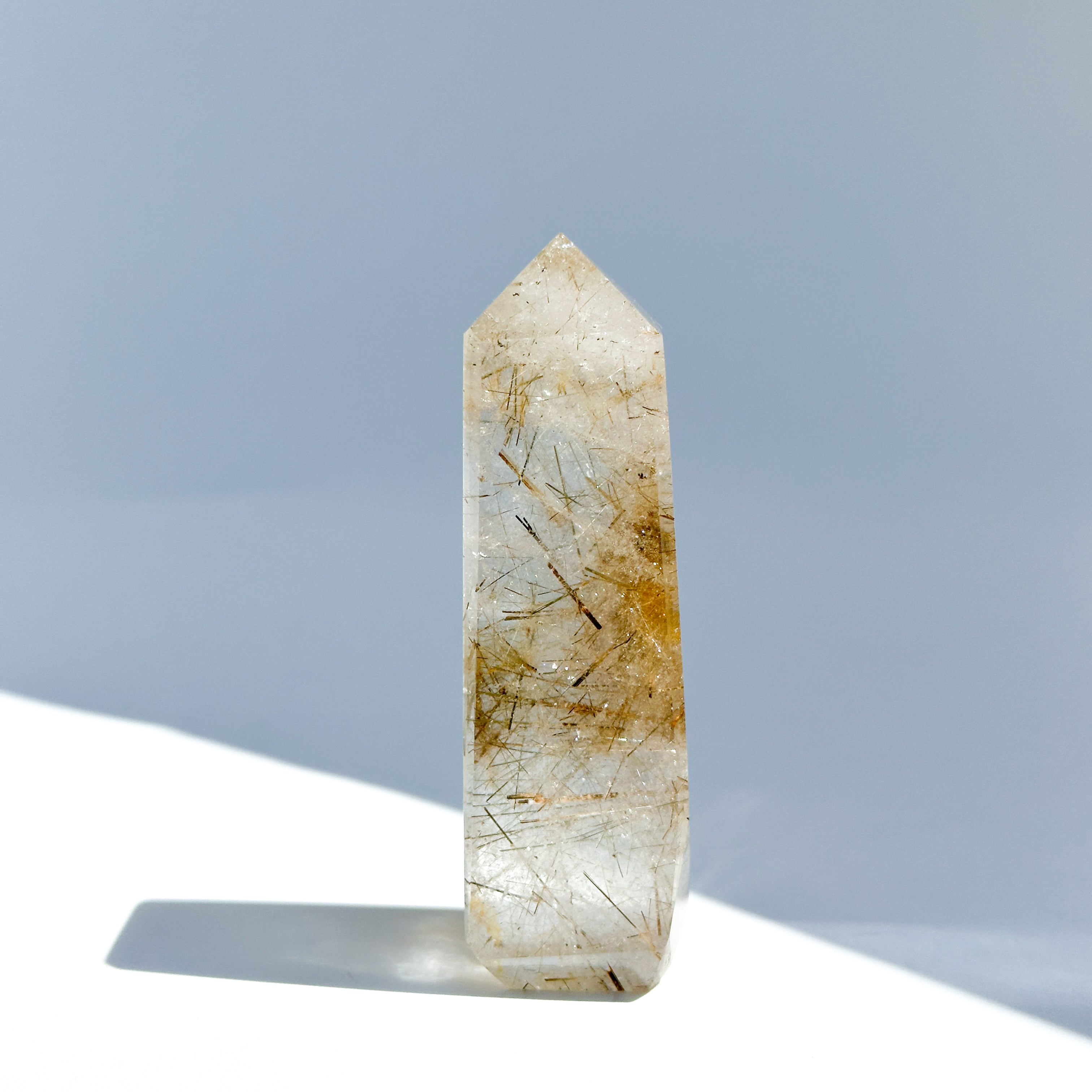 天然石　ルチル　タワー マルチルチルクォーツ タワー 01◇ Multi-Rutile Quartz ◇天然石