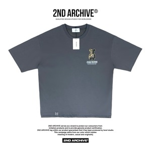 2ND010 2NDARCHIVE Tシャツ 韓国ファッション オーバーサイズ ユニセックス
