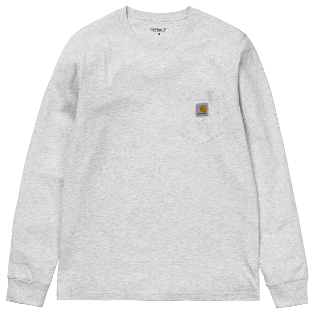 Carhartt (カーハート) L/S POCKET T-SHIRT - Ash Heather