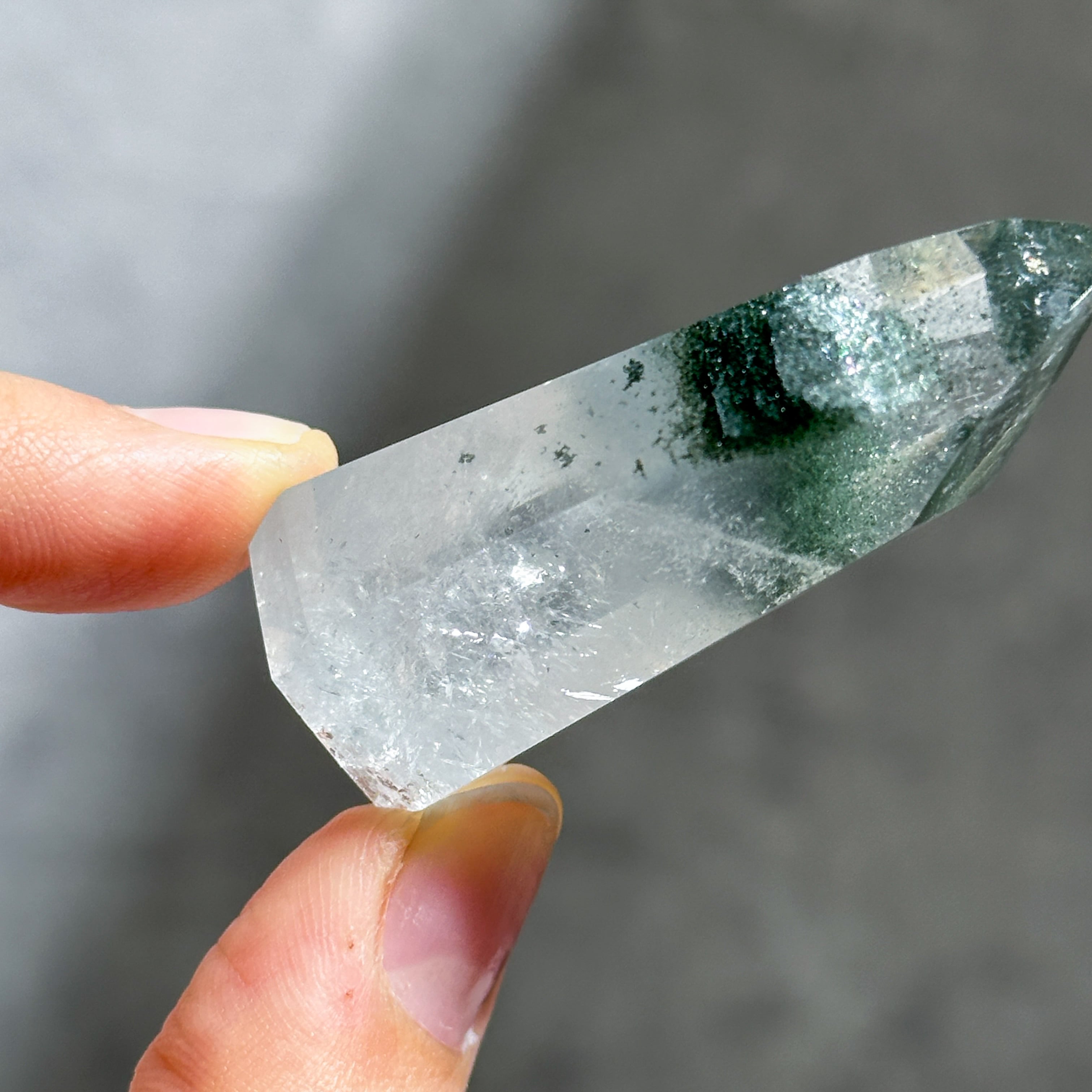 グリーンファントムクォーツ タワー13 ◇ Garden quartz ◇天然石