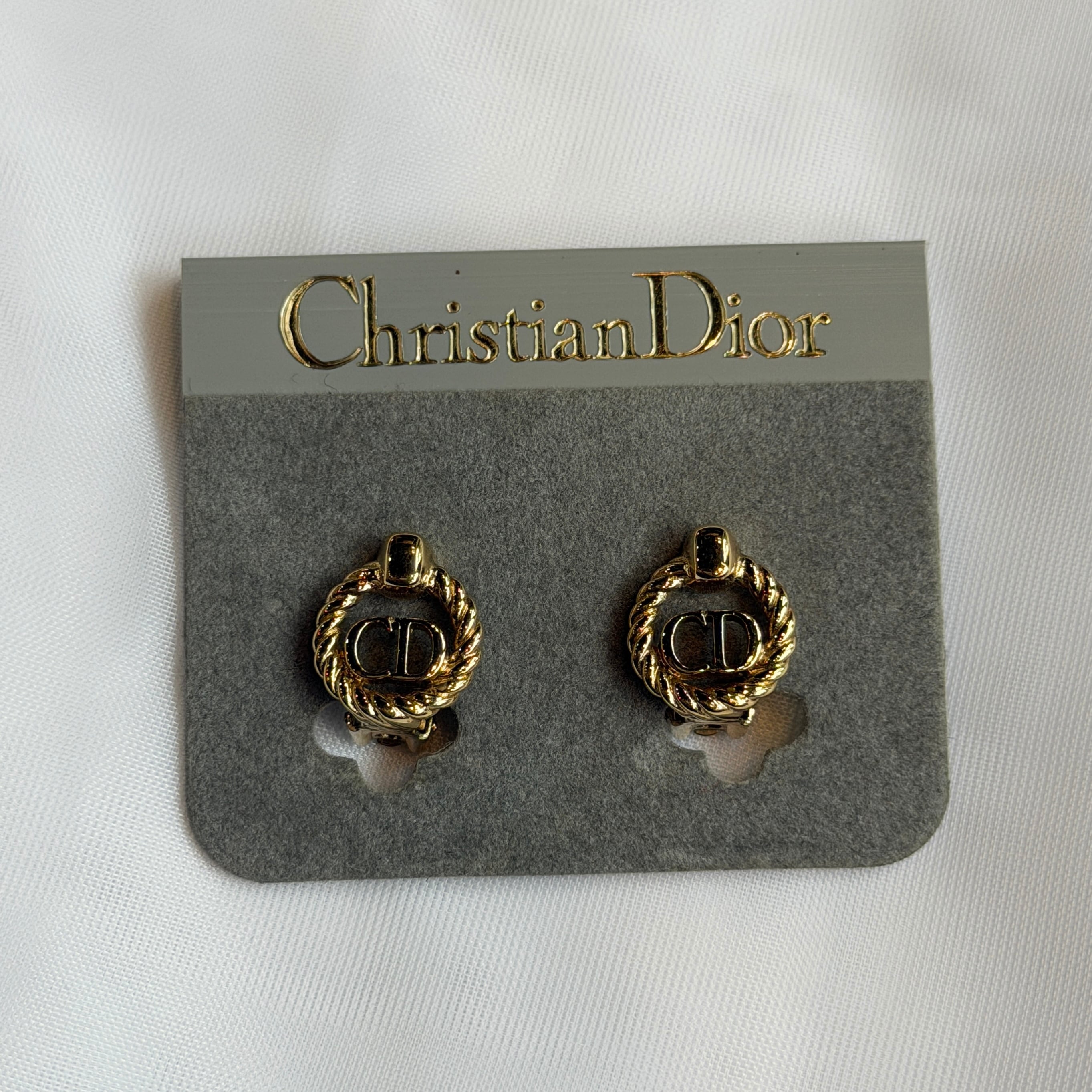 Christian Dior CD earring | CHIMI VINTAGE